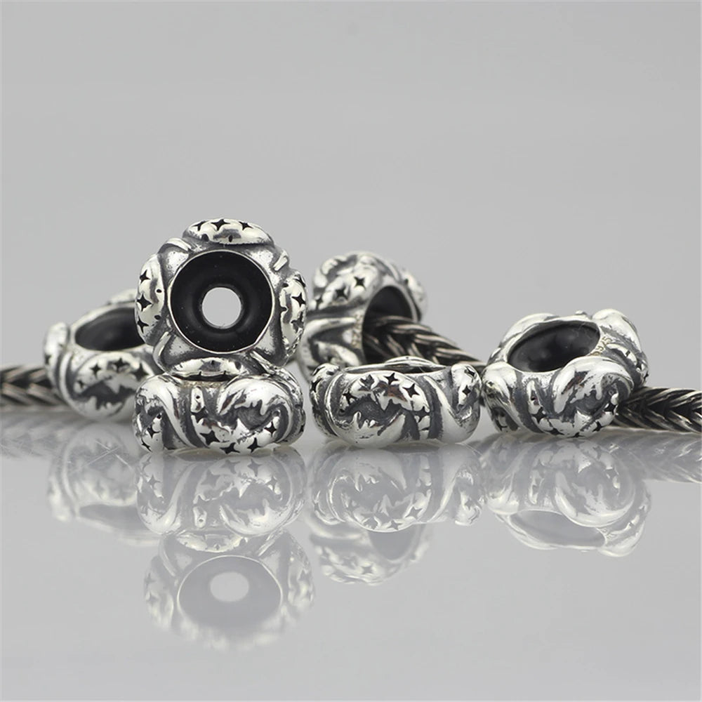 Mistletoe 925 Sterling Silver Cute Sweet Strawberries Stopper Spacer Charm Bead Fit European 3.0mm Bracelet Jewelry
