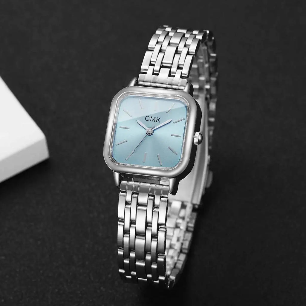 1/2/3/4/6PCS Fashion Women Watches Simple Square Dial Ladies Quartz Wristwatch Reloj Mujer（Without Box）