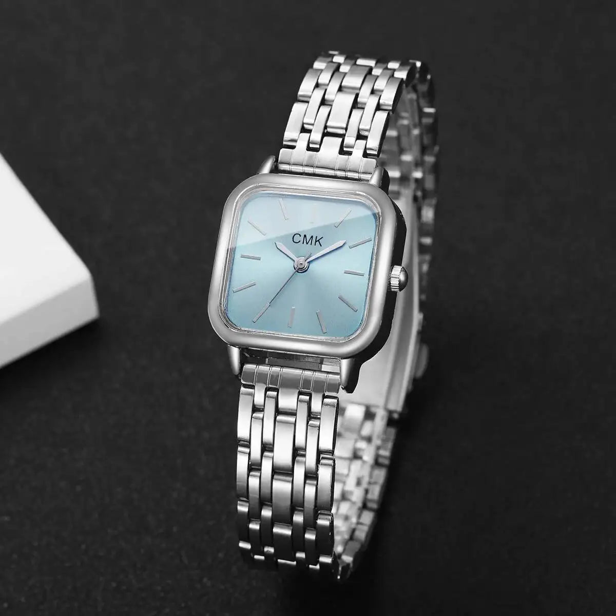 1/2/3/4/6PCS Fashion Women Watches Simple Square Dial Ladies Quartz Wristwatch Reloj Mujer（Without Box）