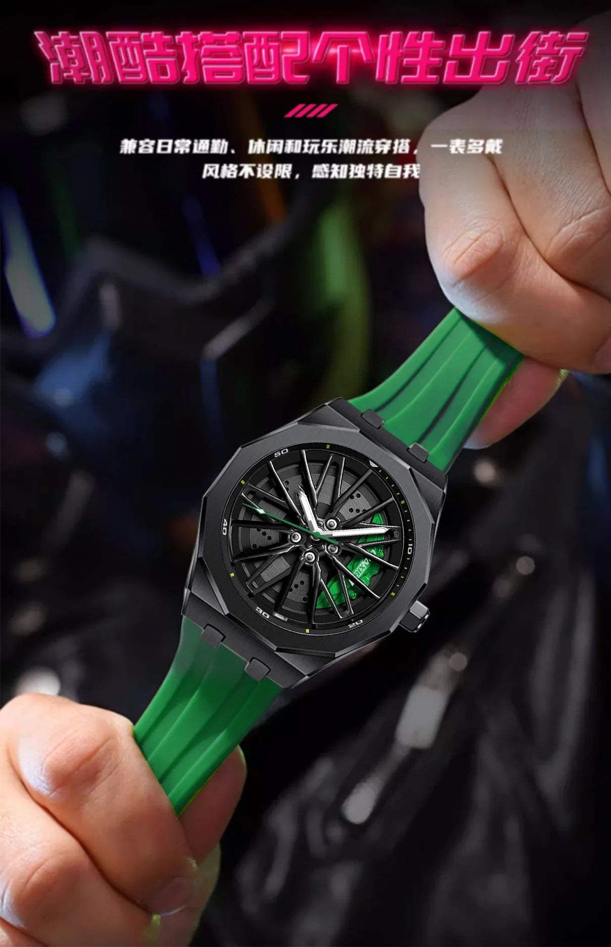 New Casual Man Wrist Watch Fashion Sports 5ATM Waterproof Men's Quartz Watches Silicone Band Male Clock Relogio Masculino