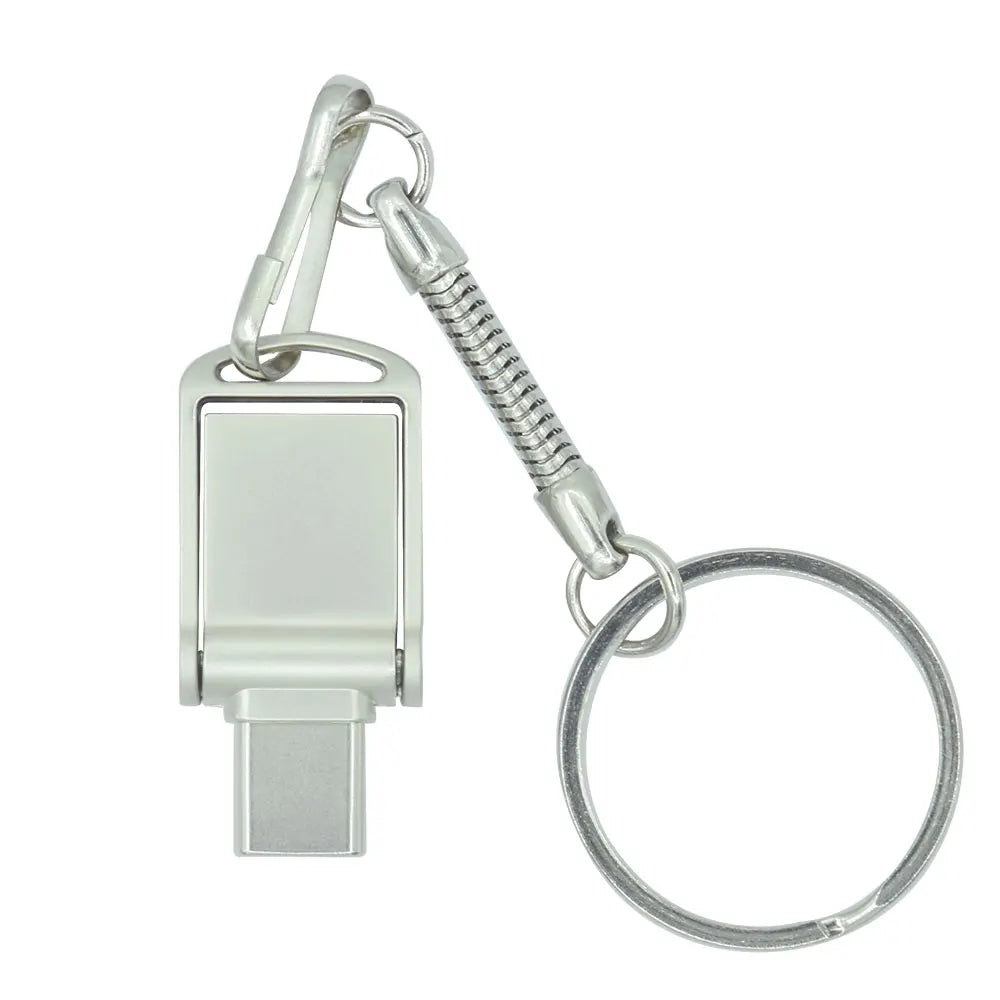 2 IN 1 phone Smartphone USB Flash Drive 128GB Type C OTG Metal waterproof USB 2.0 Mini Pen Drive 64GB pendrive