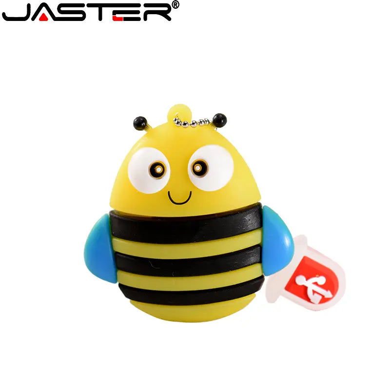 JASTER New Cute Cartoon USB 2.0 Flash Drive 64GB 32G Penguin U Disk 16GB Pen Drives 8G pendrive 4GB Gifts Key Chain Memory Stick
