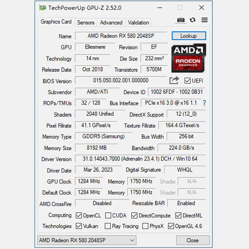 Cheapest MLLSE Graphics Card AMD RX580 8GB GDDR5 256-bit PCI Express 3.0 ×16 HDMI Gaming GPU VGA Plate Desktops Placa De Video