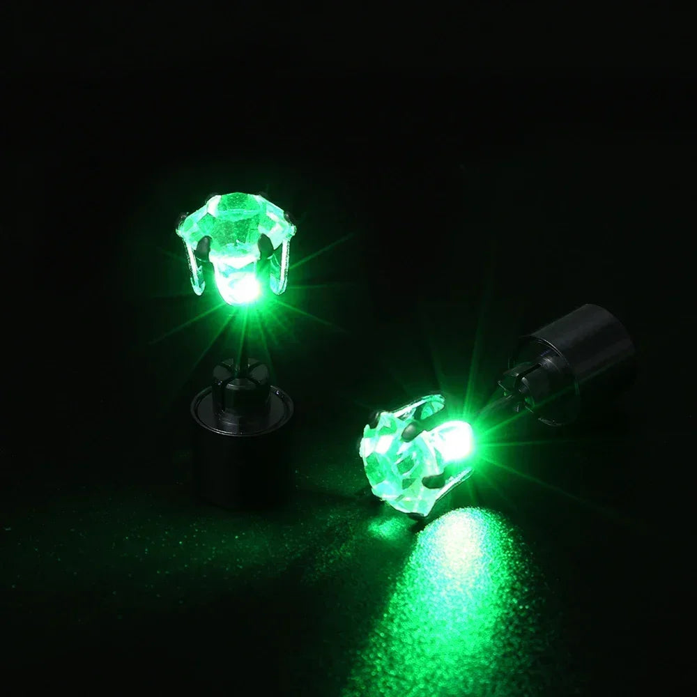 1/2PCS Light Up LED Bling Ear Stud Earrings for Women Color Light Up Earring Studs Light Up Earrings for Rave Party Accessories