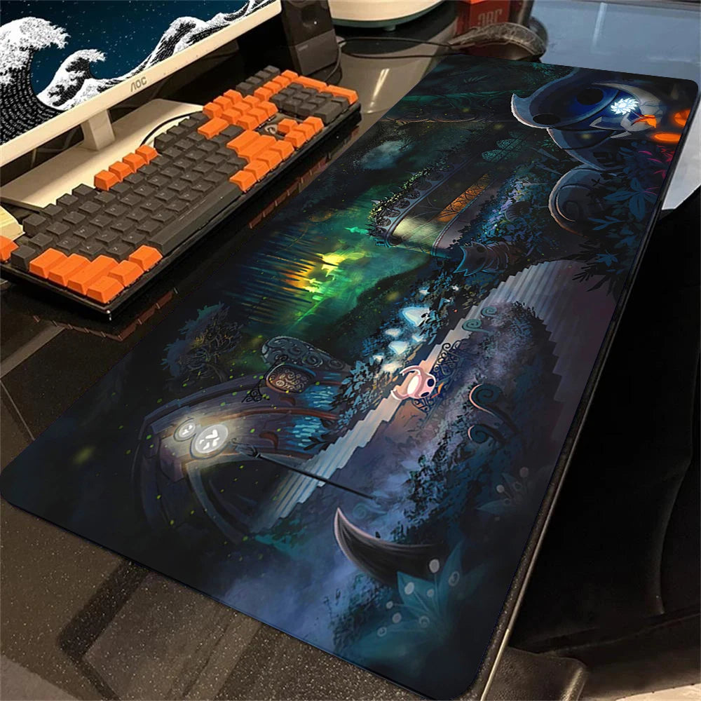 Pc Gamer Hollow Knight Mousepad Gaming Laptops Keyboard Pad Mausepad Xxl Deskmat Carpet Computer Accessories Desk Mats 900x400