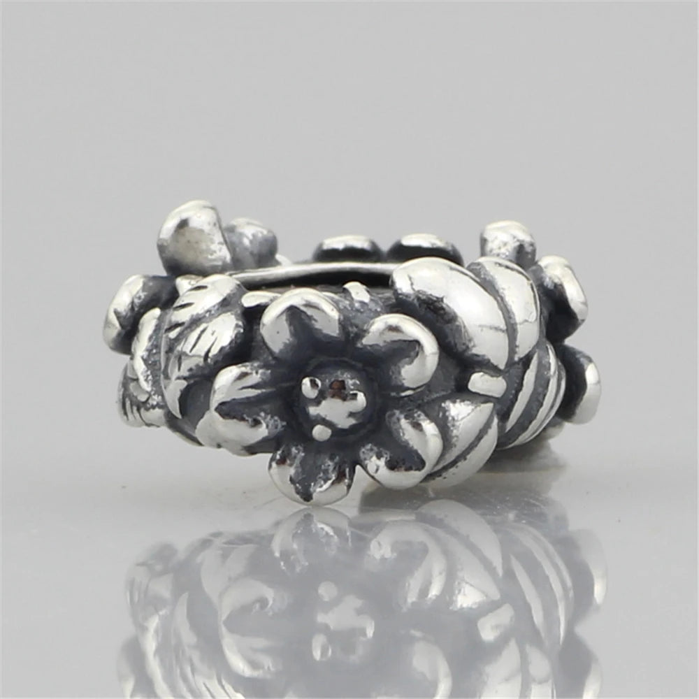 Mistletoe 925 Sterling Silver Cute Sweet Strawberries Stopper Spacer Charm Bead Fit European 3.0mm Bracelet Jewelry