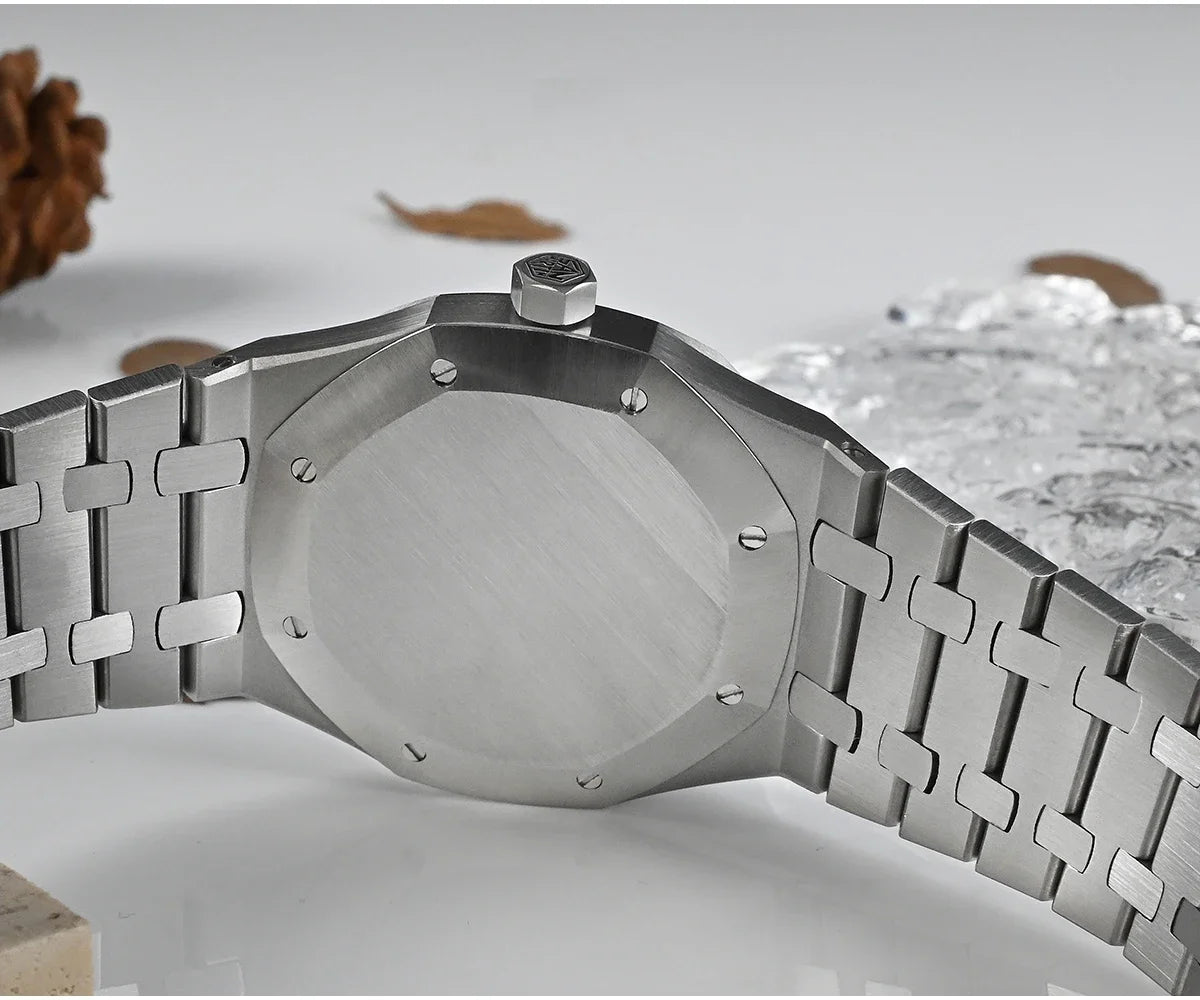 San Martin 38.5mm Miyota 9015 Men Luxury Watch Classic Business Dress Automatic Mechanical Watches Sapphire 10Bar reloj