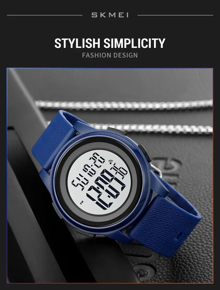 SKMEI 1895 Men LED Light Chrono Alarm Clock 5Bar Waterproof Digital Wristwatch relogio masculino Casual Countdown Sport Watches