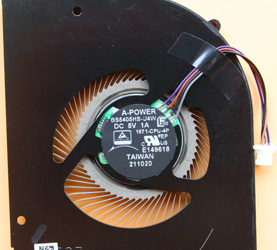 New Original Laptop  Cooling fan For Msi Creator Z16 A11UET MS-1571 MS-1572 BS5405HS-U4W BS4505HS-U5C 1571-G-CCW 1571-CPU-4P 5V