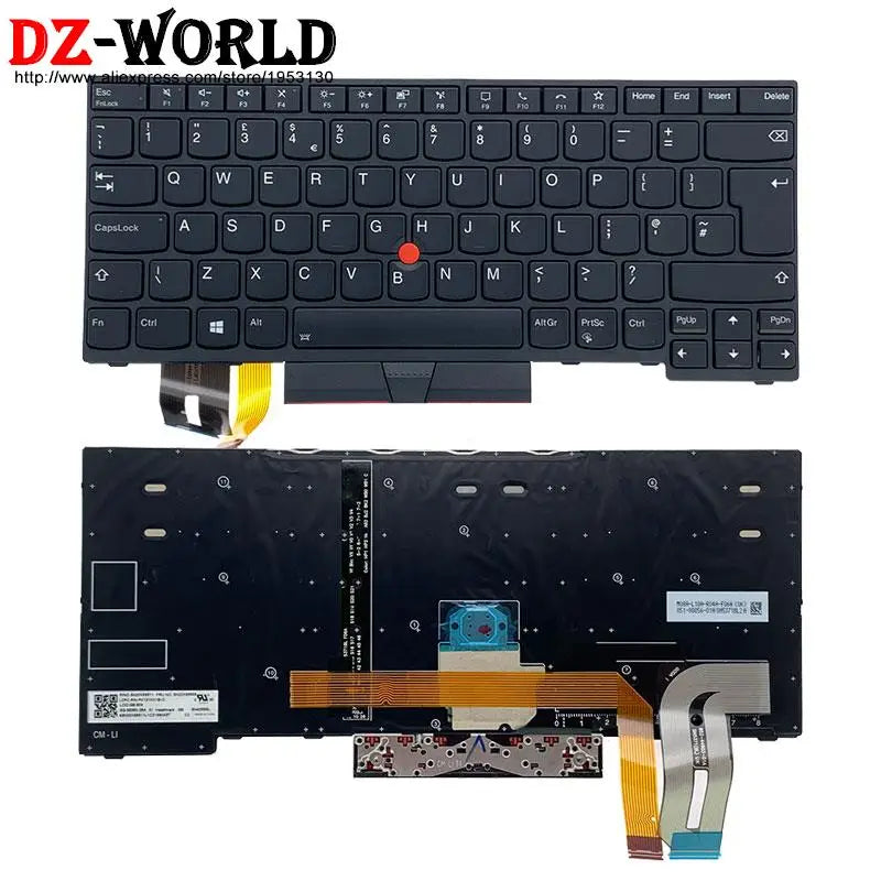 Backlit Keyboard for Lenovo Thinkpad T14 P14s Gen1 Gen2 Laptop US UK DE GR LAS BR 5N20V43904 5N20X68869 5N20V43915 5N20V43764