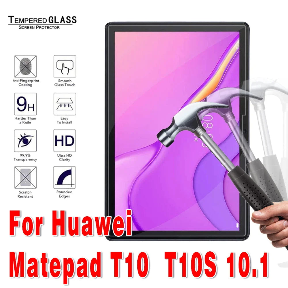 Tempered Glass for Huawei MatePad T8 8.0" T10 T10S 10.1'' MatePad Pro 10.8 10.8" MatePad 10.4 10.4" Tablet Screen Protector