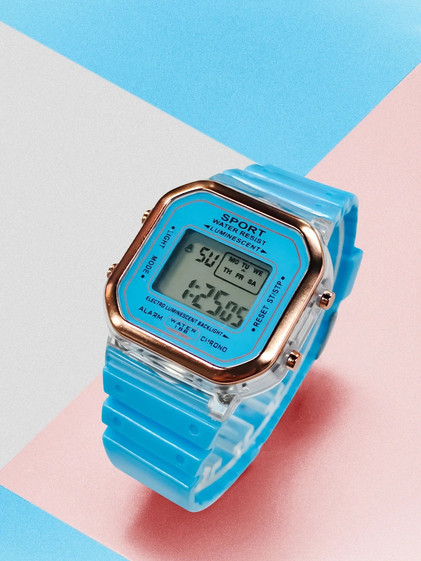 New Children's LED Digital Watch Student Multi Functional Outdoor Sports Watch Minimalist Men's and Women's Electronic Watch