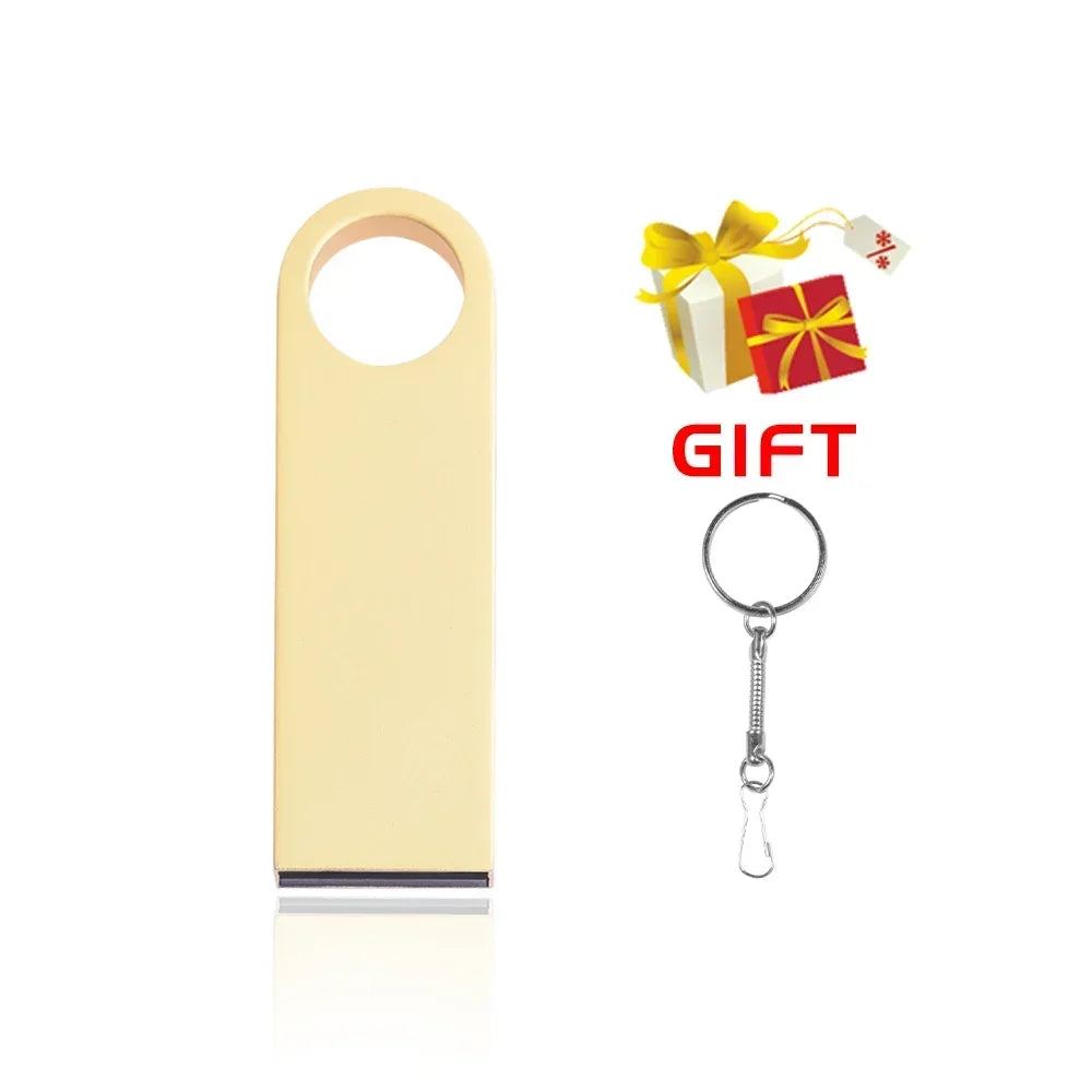 Free Custom Logo USB Flash Drive 64GB Red Blue Pen Drive32GB Green Purple Pendrive 16GB Cle USB Stick Yellow Pink Memory Stick