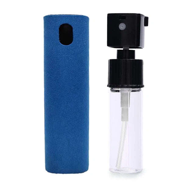 Screen Cleaner Touchscreen Mist Spray Portable Reusable Spray Bottle Microfiber Cleaner Wipe Multifunctional Phone Cleaning Tool