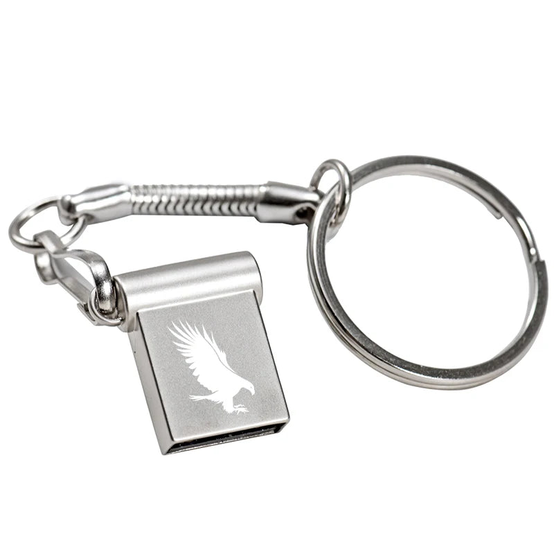 JASTER Mini Metal USB Flash Drive Pen Drives Pendrive External Storage Memory Stick USB Stick 2.0 4GB 8GB 16GB 32GB 64GB
