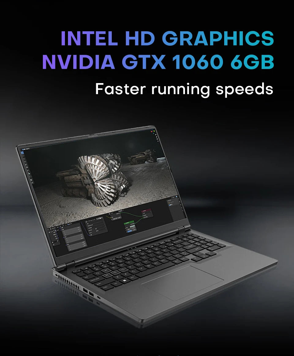 Xiaman 16 inch Gaming Laptop intel Core i7-6700HQ GTX 1060 IPS 1920*1200 Notebook PC 16GB RAM 1TB SSD Windows 11 Laptop Computer