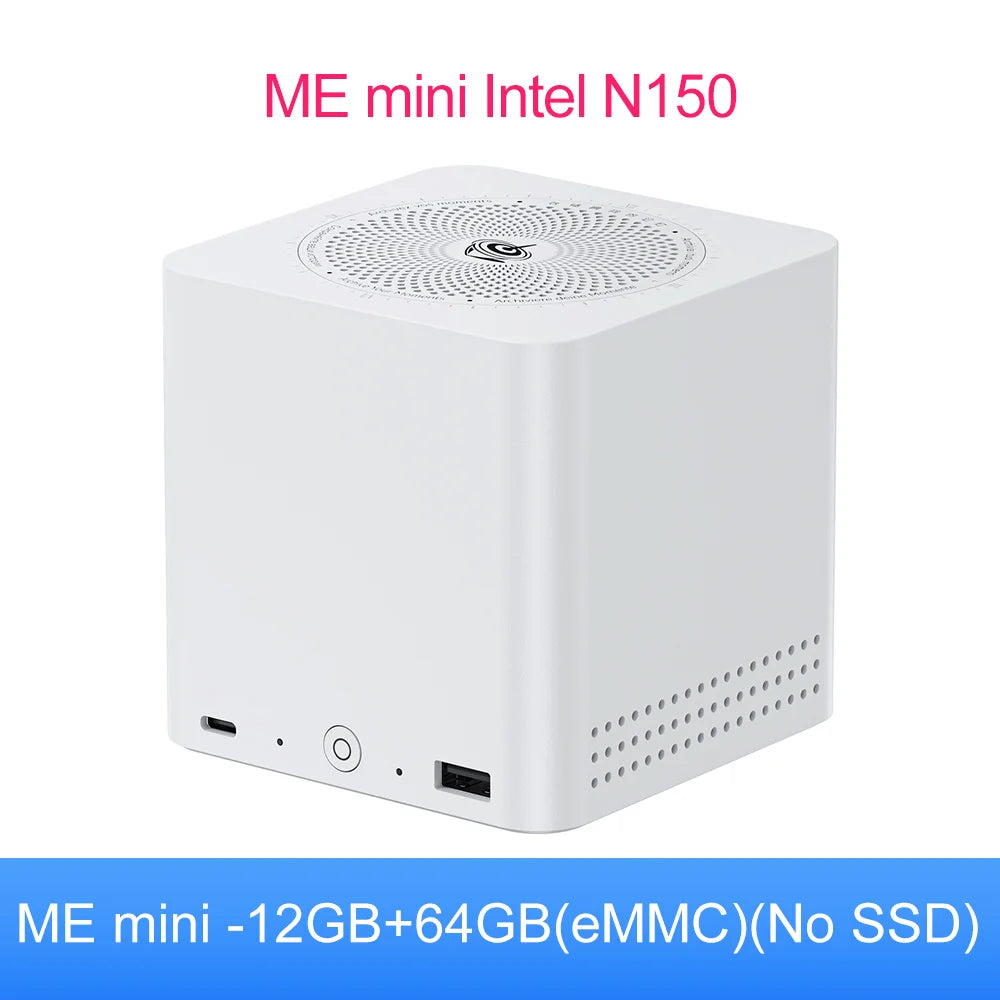 Home Network Storage MINI Host Beelink ME Mini NAS Intel Twin Lake N150 LPDDR5 4800MHz 12GB RAM 2T SSD WiFi6 4K Dual 2.5 Lan