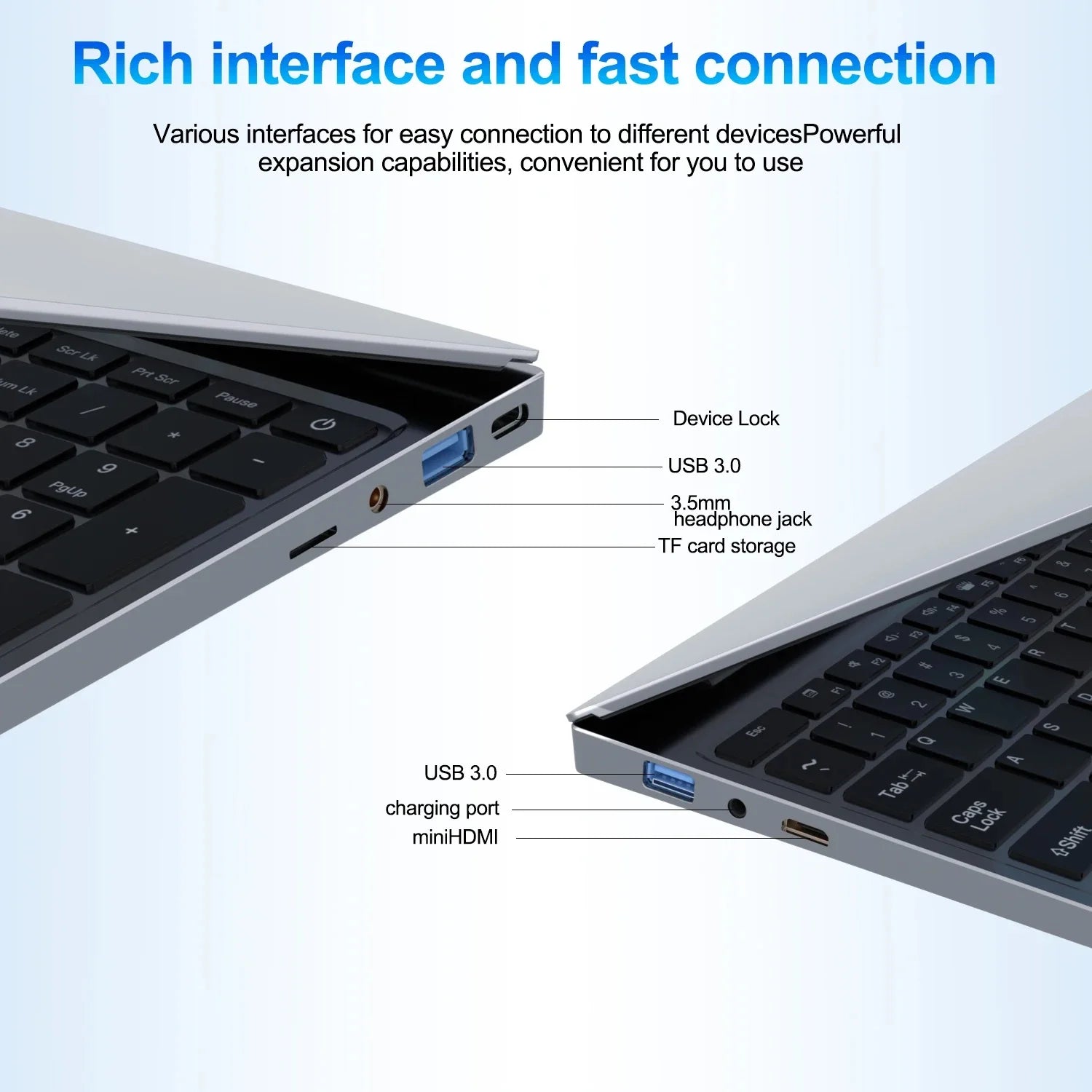 Xiaman 15.6" Portable Laptop Computer Intel Core i3 6100U Windows 11 Pro Notebook PC Gamer 16GB RAM 512GB 1TB SSD Gaming Laptops