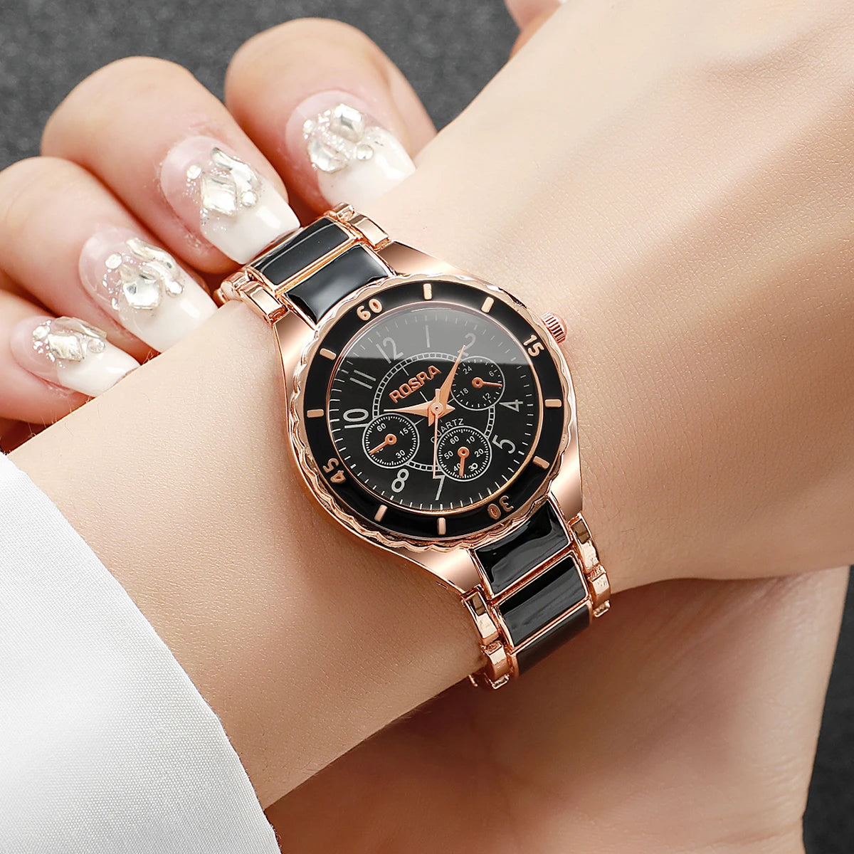 Fashion Arabic Dial Women Watches Wristwatches Ladies Quartz Watch Girls Clock Reloj Mujer（Without Box）