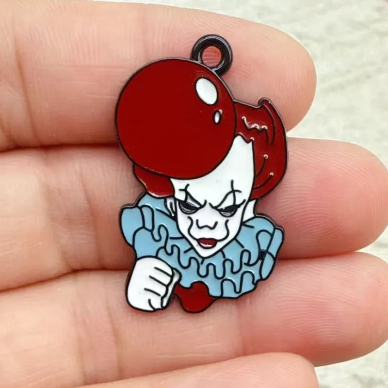 10pcs Halloween Cartoon Charm for Jewelry Making Necklace Bracelet Keychain Pendant Diy Accessories Alloy Metal
