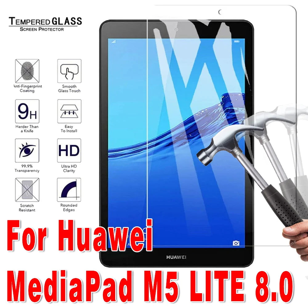 Tempered Glass for Huawei MatePad T8 8.0" T10 T10S 10.1'' MatePad Pro 10.8 10.8" MatePad 10.4 10.4" Tablet Screen Protector