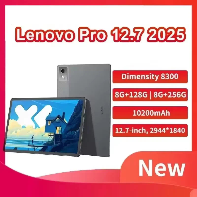 CN Version Lenovo Xiaoxin Pad Pro 12.7 2025 Tablet MTK Dimensity 8300 128G 256G GPS Display 144Hz 10200mAh 45W Charging WIFI Tab