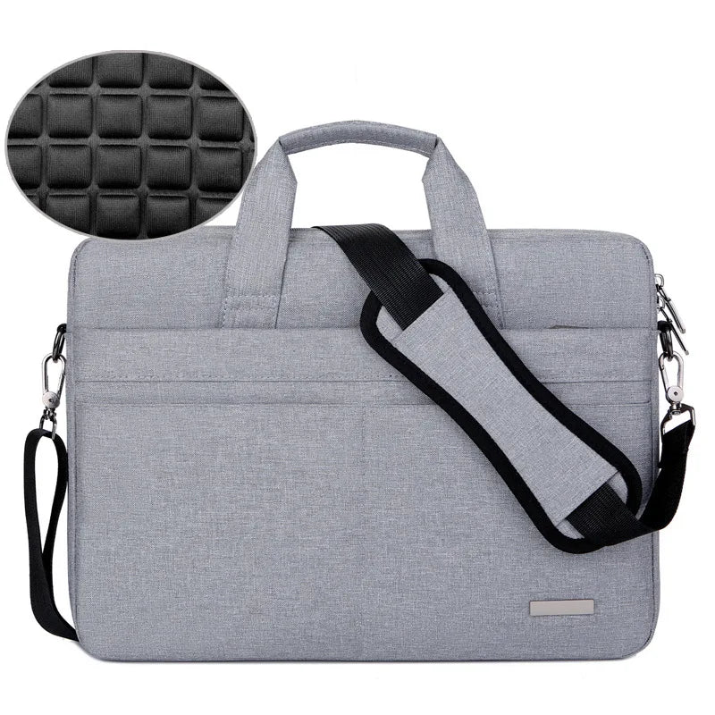 Laptop Bag Sleeve Case Shoulder HandBag Notebook Pouch Briefcases For 13.3 14 15.6 17.3 Inch Macbook Air Pro HP Huawei Asus Dell