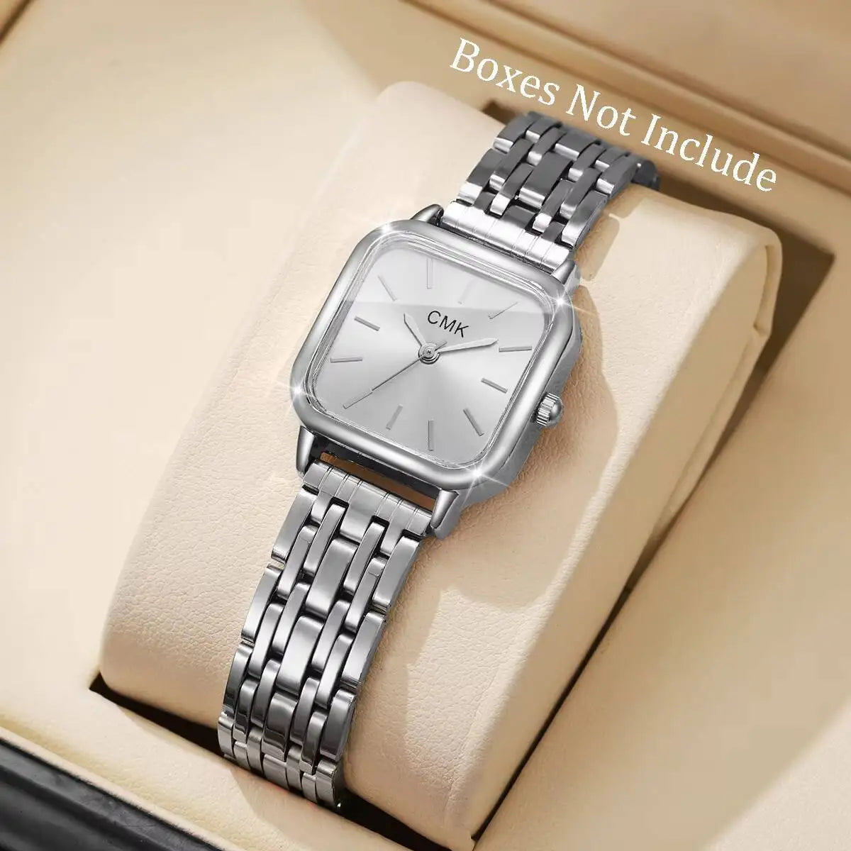 1/2/3/4/6PCS Fashion Women Watches Simple Square Dial Ladies Quartz Wristwatch Reloj Mujer（Without Box）