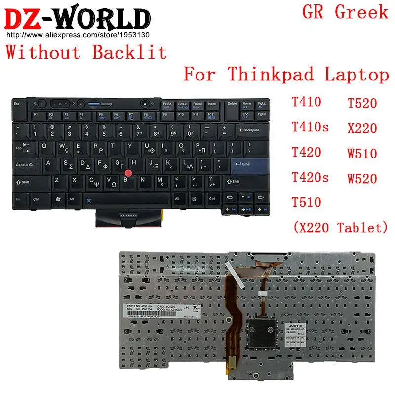 US RU UK LAS SP HB IL GK FR IC CFR IT HU BG English Keyboard for Lenovo Thinkpad T410 T420 S T510 T520 W510 W520 X220 i Laptop
