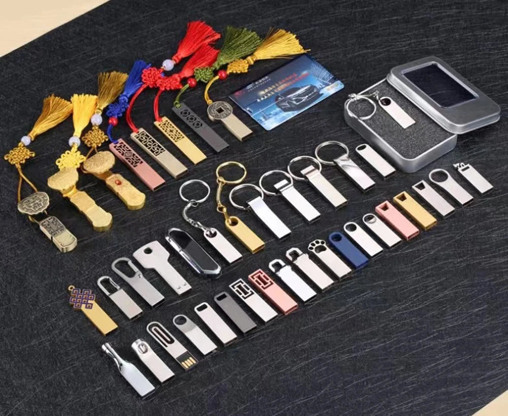 Wholesale Pen Drive 64GB USB Flash Drive 1GB 2GB 4GB 8GB 16GB Pendrives Usb Stick 32GB Memory Stick 128MB Free Custom Logo Gift