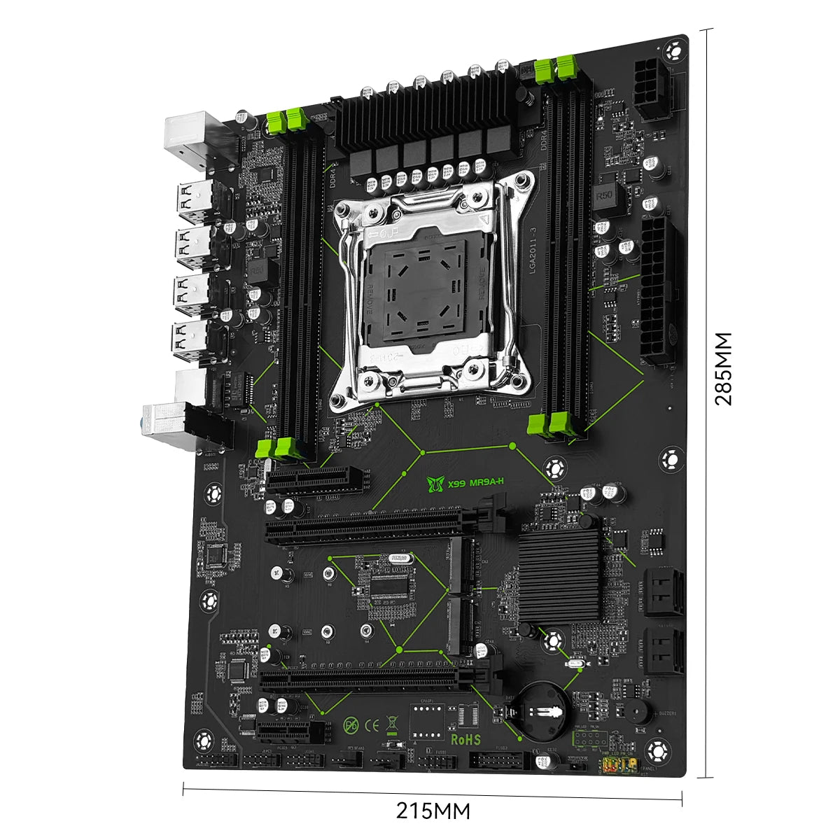 MACHINIST X99 MR9A-H Motherboard Support LGA 2011-3 Xeon E5 V3 V4 CPU Processor DDR4 RAM Memory ATX NVME/SATA M.2