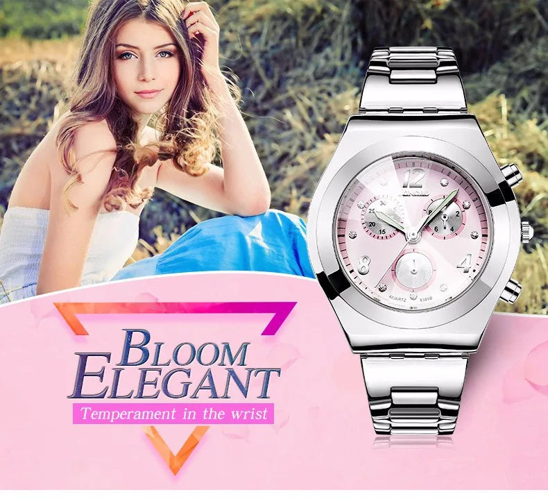 Fashion LONGBO Brand Luxury Waterproof Casual Quartz Watch Women Lady Gift Watches Waterproof Stainless Steel Watch Montre Femme