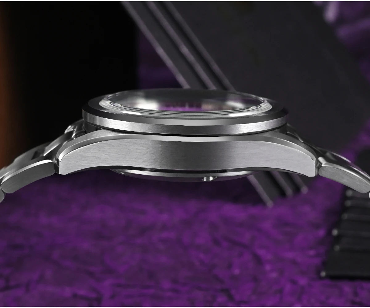 San Martin Men Automatic Watch 39mm Mechanical Wristwatch Diver 10ATM Waterproof Luminous Sapphire NH35 Oil Pressed Dial