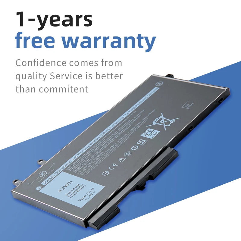 SUOZHAN 1V1XF Laptop Battery for Dell Latitude 5400 5410 5500 Precision 3540 3550 Inspiron 7590 7591 2-in-1 Series 01V1XF R8D7N