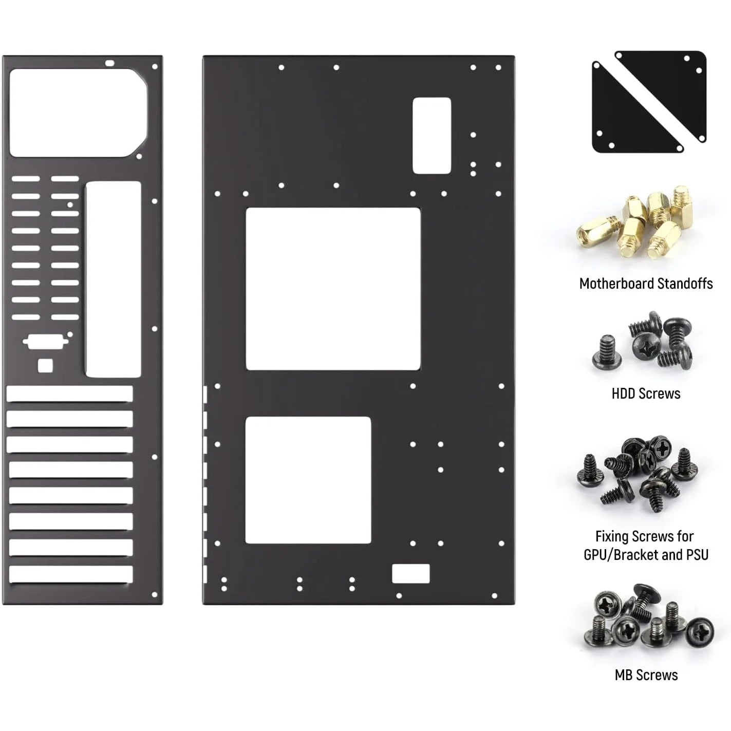 Open Air Computer PC Case, Test Bench Chassis ATX Open Mining Frame Computer Case, DIY PC Case Rack for ATX MATX ITX Motherboard