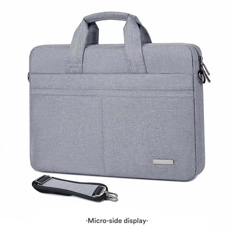 Laptop Bag Sleeve Case Shoulder HandBag Notebook Pouch Briefcases For 13.3 14 15.6 17.3 Inch Macbook Air Pro HP Huawei Asus Dell
