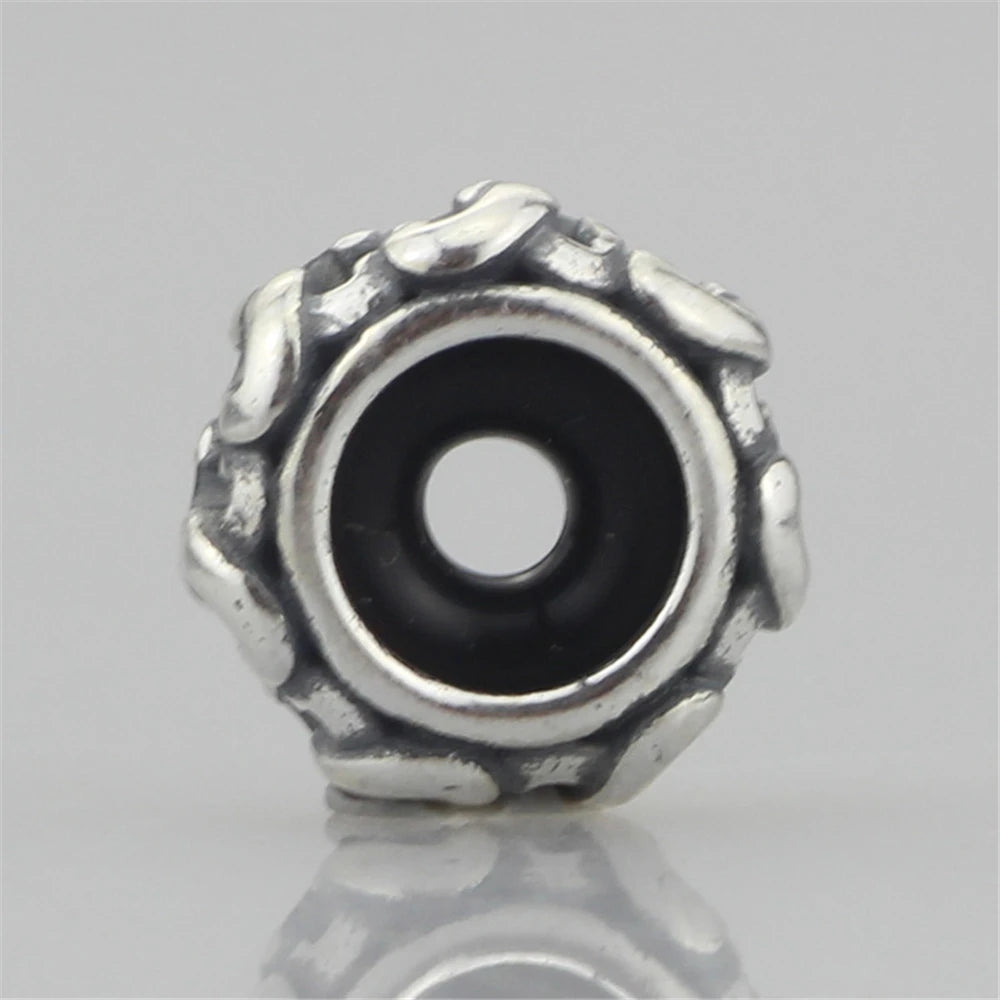Mistletoe 925 Sterling Silver Cute Sweet Strawberries Stopper Spacer Charm Bead Fit European 3.0mm Bracelet Jewelry