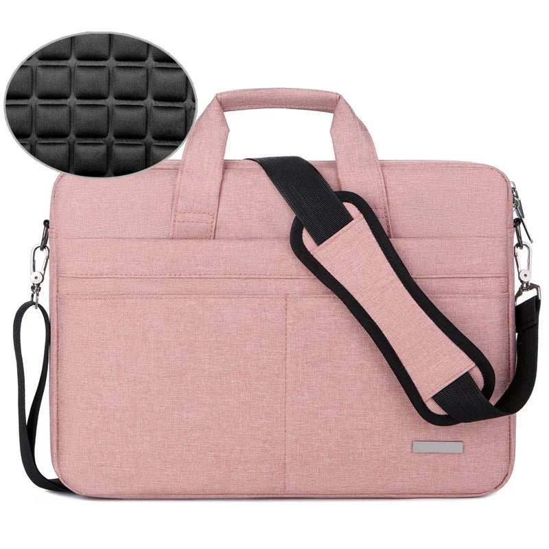 Laptop Bag Sleeve Case Shoulder HandBag Notebook Pouch Briefcases For 13.3 14 15.6 17.3 Inch Macbook Air Pro HP Huawei Asus Dell