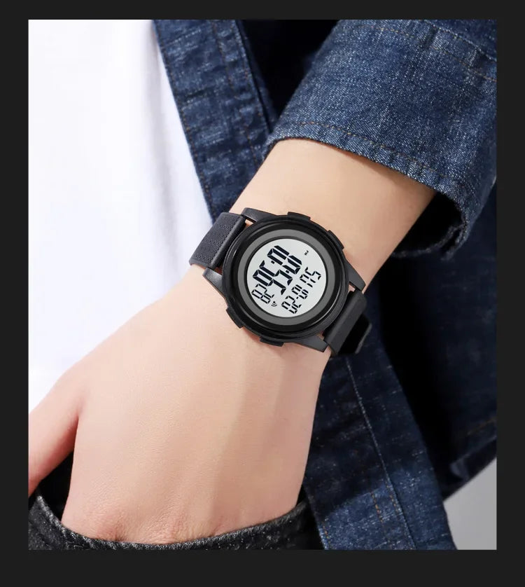 SKMEI 1895 Men LED Light Chrono Alarm Clock 5Bar Waterproof Digital Wristwatch relogio masculino Casual Countdown Sport Watches