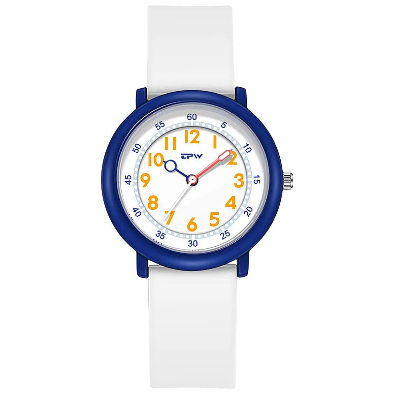Colored Dial Children's Watch Leisure Glow Student Quartz Sports Outdoor Waterproof Exam Boy and Girl Watch Gift