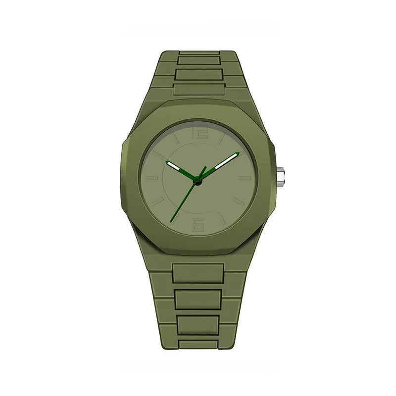 2025 New Men Watches Business Waterproof Plastic Wristbands Fashion Casual Quartz Wristwatch Man Clock Gift Reloj Hombre
