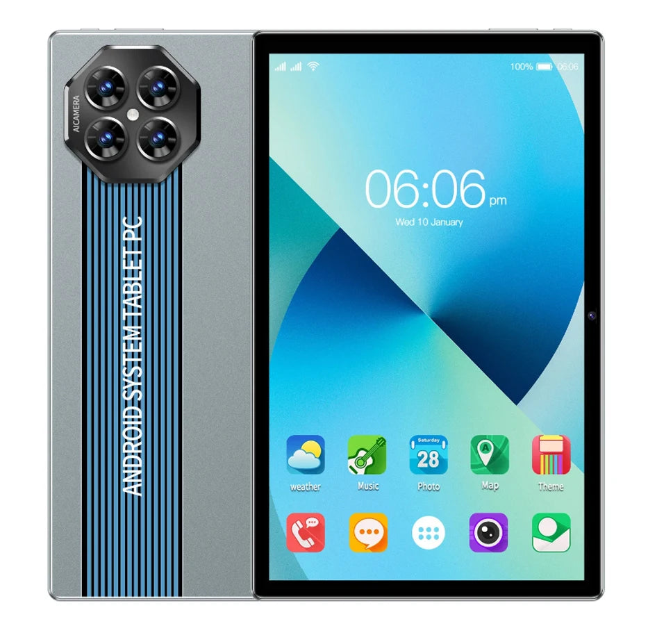 ew 10.1 Inch Tablets 4GB RAM 64GB Android 11 Octa Core Dual Cameras Dual SIM 3G Phone Call Tablets Global Version