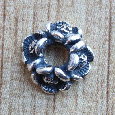 Real 925 Sterling Silver Beads Butterfly Skull Owl Conch Fish Charm Spacer Fit European Troll 3.0mm Bracelet Jewelry Original