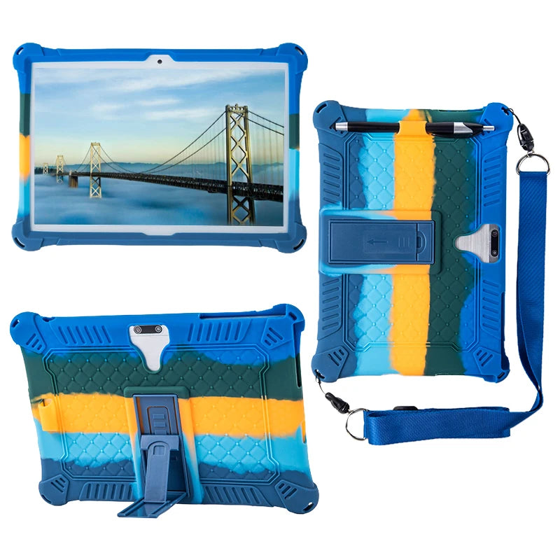 10.1 Universal Case Soft Silicone Tablet Funda for 10 10.1 inch Android Tablet PC Soft Shockproof Cover Case L 9.45 W 6.42inch