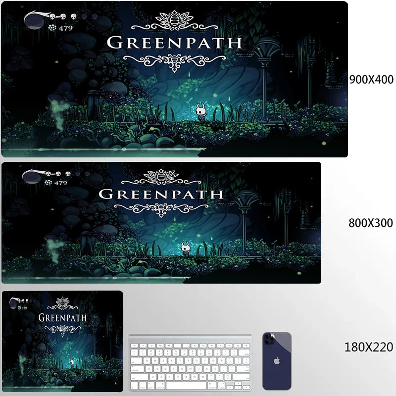 Hollow Knight Gaming Accessories Mouse Pad Office Laptop Cartoon Game Cabinet Mausepad PC Anime Cute HD Table Mat Large Carpet