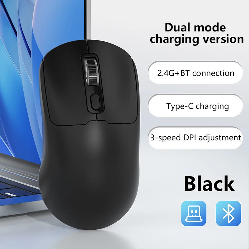 Xiaomi Wireless Mouse Rechargeable Silent Bluetooth Dual Mode DPI Adjustment Office Tablet Laptop Accessories For Android IOS