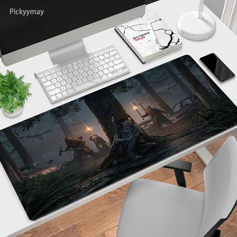 Last Of Us Large Mouse Mat Gaming Mousepad Big Gamer Mousepads Nonslip Rubber Keyboard Table Mats Desk Pad HD Mouse Pads XXL