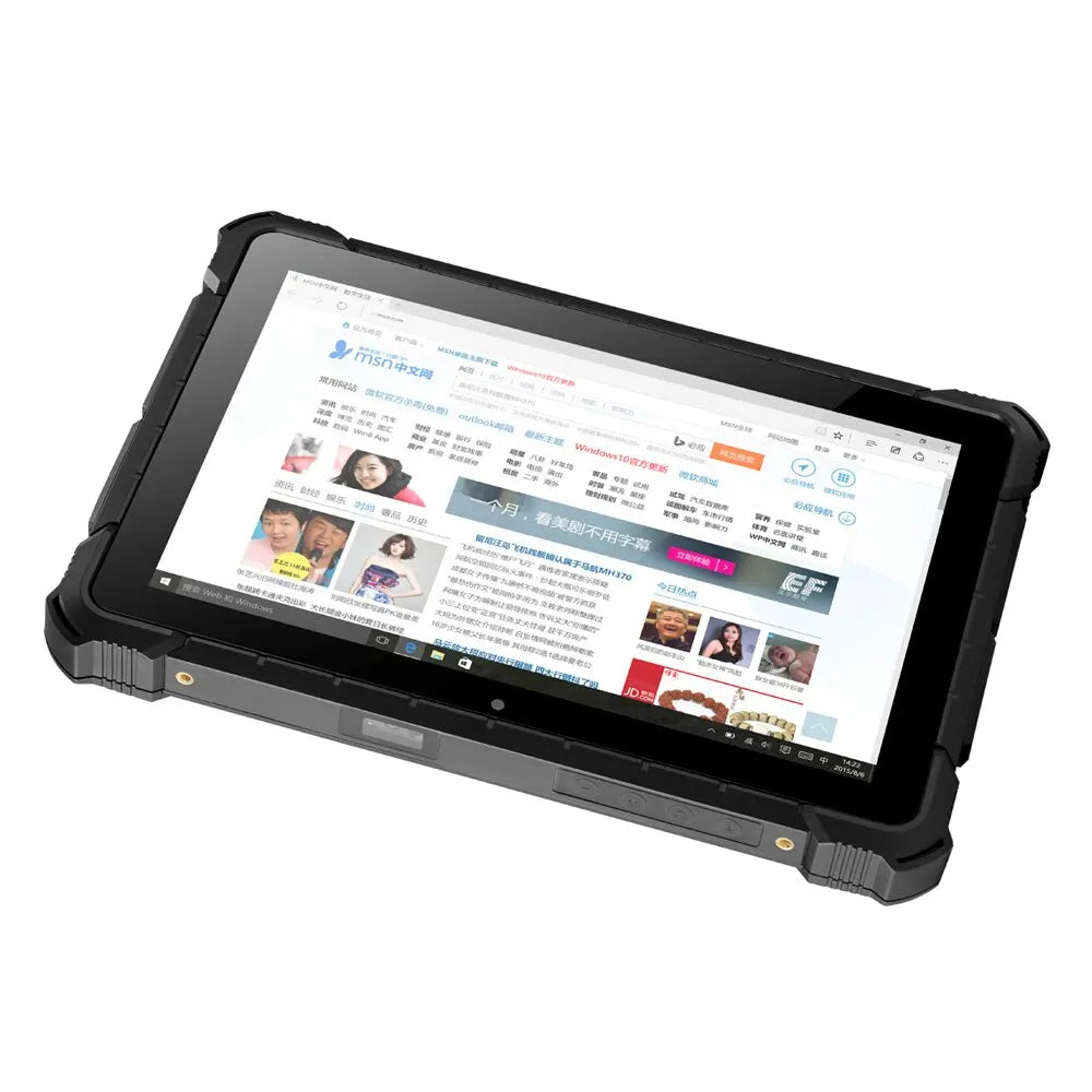 Pipo X4 10.1" Ip67 Waterproof Rugged Tablet For Industrial 12+256gb Windows 10 Pro Intel N100 With Finger Print And 2d Scanner