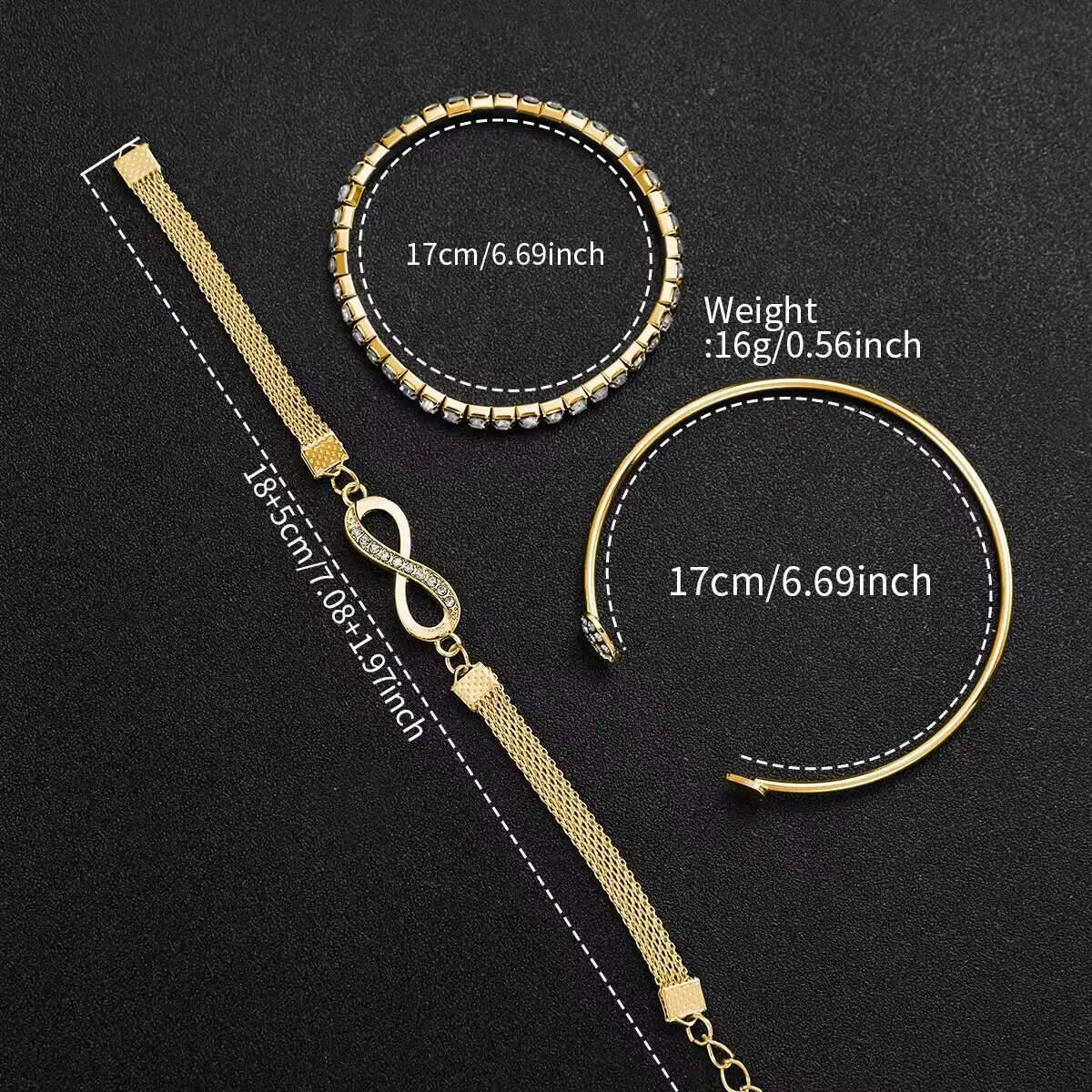 4PCS/Set Fashion Women Watches Small Dial Quartz Watch Luxury Ladies Wristwatch Bracelets Set Reloj Mujer（Without Box）