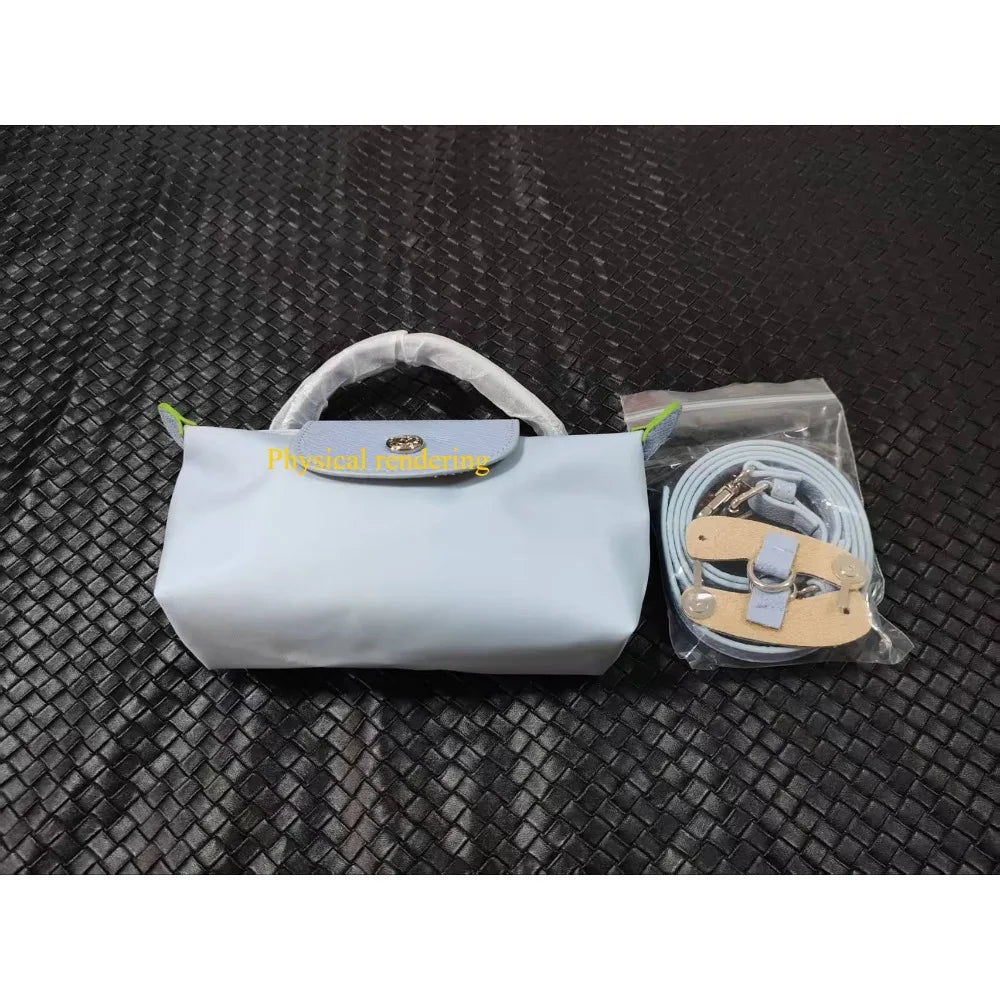 Fashionable New Non Perforated Nylon Bag Portable with Shoulder Straps Multifunctional Shoulder Bag Dumpling Bag Mini Handbag